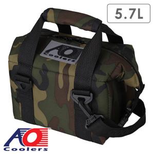 エーオークーラーズ AO Coolers 6パック キャンバス ソフトクーラー AO6CAMO SS21 驚異の保冷力 アウトドア キャンプ レジャー イベント ウッドランド カモ柄｜mischief