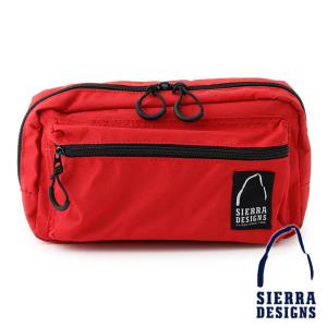 シエラデザイン SIERRA DESIGNS 4L ウェストバッグ SDW-180 SS21 メンズ・レディース シェラデザインズ ボディバッグ RED レッド系｜mischief