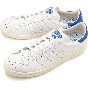 アディダス オリジナルス adidas Originals スニーカー アーラム EARLHAM H01814 FW21Q4 メンズ・レディース レザー ローカット F.WHT BLU C.BLK ホワイト系｜mischief