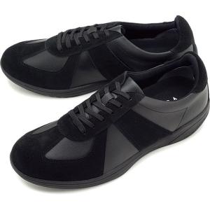 アウリーガ AULIGA メンズ ドライビングシューズ ジャーマントレーナー ALG004 GERMAN TRAINER ALG004BLK FW21 スニーカー 巻き上げソール BLACK ブラック系｜mischief