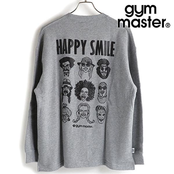 ジムマスター GYM MASTER メンズ HAPPY SMILE スウェットビッグTee G721...