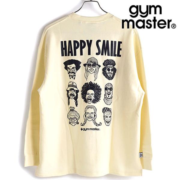 ジムマスター GYM MASTER メンズ HAPPY SMILE スウェットビッグTee G721...