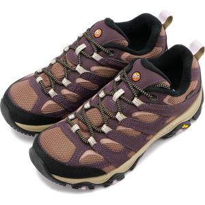 メレル MERRELL モアブ3 シンセティック ゴアテックス レディース J500190 SS22 W MOAB 3 SYNTHETIC GORE-TEX 完全防水 BURGUNDY BURLWOOD バーガンディー系｜mischief