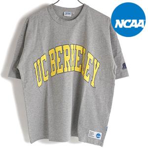 エヌシーエーエー NCAA カリフォルニアUCバークレー メンズ カレッジロゴTシャツ KC7051-21 SS22 UC BERKELEY トップス 杢GRAY 灰 グレー系｜mischief