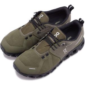 オン On レディース クラウド5 ウォータープルーフ スニーカー 59.98836 SS22 W Cloud 5 Waterproof 防水 ランニングシューズ Olive Black カーキ系｜mischief