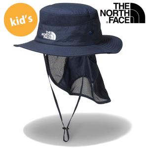 ザ ノースフェイス THE NORTH FACE キッズサンシェイドハット NNJ02007-UN SS22 Kids' Sunshield Hat  TNF 帽子 暑さ対策 UVケア 外遊び｜mischief