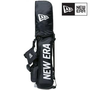 ニューエラ　ゴルフ NEWERA GOLF キャディバッグ 9型 11901502 SS22 Caddie Bag メンズ・レディース ゴルフバッグ スタンド式 軽量 ブラック ホワイト｜mischief