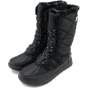 ソレル SOREL レディース スノーブーツ ウィットニー2 トールレースウォータープルーフ NL3823-010 FW22 W WHITNEY II TALL LACE WP 防水 BLACK