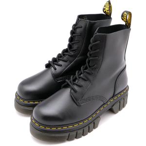 ドクターマーチン Dr.Martens レディース 8ホールブーツ オードリック 8アイレット 27149001 FW22 Audrick 8i Boot Black Nappa Lux｜mischief