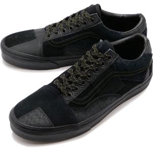 バンズ VANS スニーカー オールドスクール パッチワーク モノ VN0A7Q4P1OJ FW22 OLD SKOOL PATCHWORK メンズ・レディース ヴァンズ MONO PATCHWORK BLACKOUT｜mischief