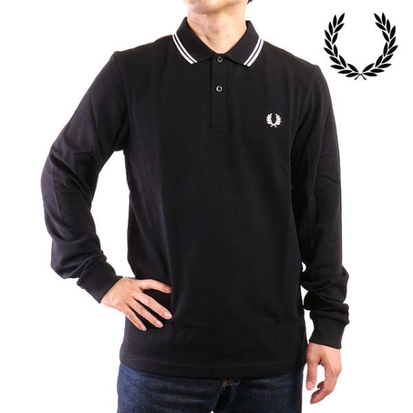 フレッドペリー FRED PERRY メンズ ロングスリーブ ツイン ティップド ポロシャツ M36...