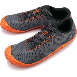 メレル MERRELL メンズ ベイパー グローブ 6 J067667 SS23 M VAPOR GLOVE 6 靴 トレイルランニング ベアフットシューズ GRANITE TANGERINE｜mischief