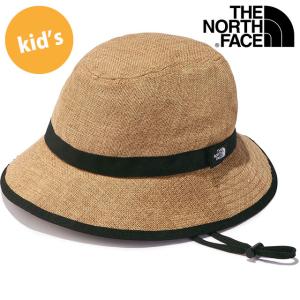 ザ ノースフェイス THE NORTH FACE キッズハイクハット NNJ02308-NA SS23 TNF 子供用 麦わら帽子 ウォッシャブル ストローハット 速乾 ナチュラル 正規取扱店