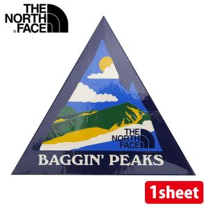 ザ ノースフェイス THE NORTH FACE TNF プリントステッカー NN32348-BP SS23 TNF Print Sticker キャンプ アウトドア 撥水 シール 車 自転車 バギンピークス｜mischief