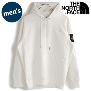 ザ ノースフェイス THE NORTH FACE メンズ スクエアロゴフーディー NT12333-OW SS23 Square Logo Hoodie TNF アウトドア プルオーバーパーカー オフホワイト