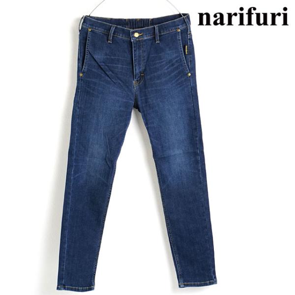 コラボ ナリフリ narifuri メンズ Lee リー サイクルスキニーデニムパンツ NFLE-0...