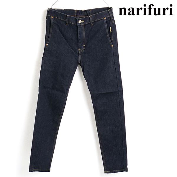 コラボ ナリフリ narifuri メンズ Lee リー サイクルスキニーデニムパンツ NFLE-0...