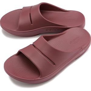 6か月保証 ウーフォス OOFOS リカバリーサンダル ウーアー 2000020110231 OOahh スライドサンダル アフタースポーツ ランニング ジム アウトドア MarsRed