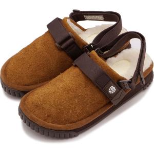 シャカ SHAKA スナッグ クロッグ ボア ヘアリースエード SK-261 FW23 SNUG CLOG BOA HAIRY SUEDE メンズ・レディース 冬サンダル Brown｜mischief