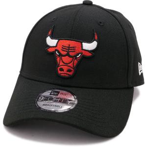 ニューエラ NEWERA キャップ シカゴ・ブルズ 13562128  9FORTY CHIBUL 帽子 定番 NBA クロスストラップ サイズ調整可能 ブラック チームカラー｜mischief