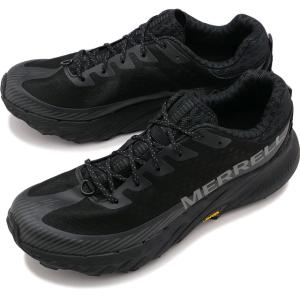 メレル MERRELL メンズ スニーカー アジリティー ピーク5 J068045 FW23 M AGILITY PEAK 5 靴 トレイルランニングシューズ BLACK BLACK 黒 ブラック系｜mischief