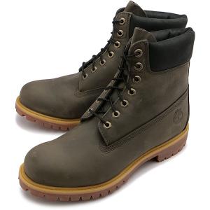 ティンバーランド Timberland メンズ 6インチプレミアムブーツ A629N FW23 6in Premium Boots 防水 ウォータープルーフレザー ヌバック グレーレザー｜mischief