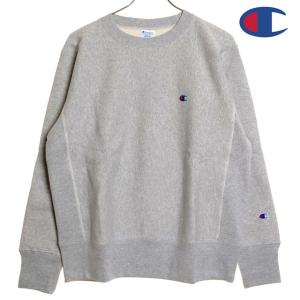 チャンピオン Champion メンズ リバースウィーブ クルーネックスウェットシャツ C3-Y033 FW23 REVERSE WEAVE CREW NECK SWEATSHIRT トレーナー SILVER-GRAY｜mischief