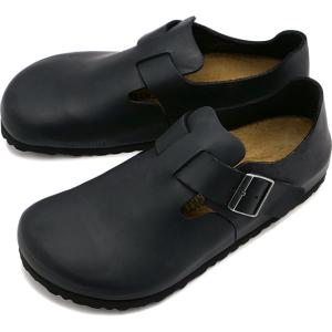 ビルケンシュトック BIRKENSTOCK ロンドン オイルドレザー 166541 166543 FW23 London Oiled Leather メンズ・レディース 靴 Black｜mischief