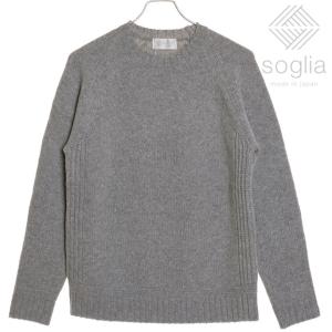 ソリア Soglia ランドノア セーター FW23 LANDNOAH Sweater メンズ・レディース トップス クルーネック ニット 日本製 Light-Gray｜mischief