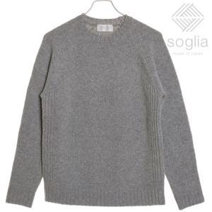 ソリア Soglia ランドノア セーター [FW25] LANDNOAH Sweater メンズ・レディース トップス クルーネック ニット 日本製 Navy 正規取扱店 SOGLIA（ソリア） ランドノア セーター FW25 LANDNOAH Sweater メンズ