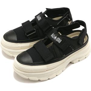 コンバース CONVERSE レディース スニーカー オールスターアール トレックウェーブ サンダル ローカット 31310820 SS24 靴 厚底 BLACK｜mischief