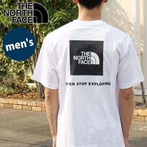 ザ・ノース・フェイス THE NORTH FACE メンズ ショートスリーブバックスクエアロゴティー NT32447-W SS24 S S Back Square Logo Tee Tシャツ ホワイト｜mischief