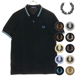 フレッドペリー FRED PERRY メンズ ツイン ティップド フレッドペリーシャツ M3600 SS24 TWIN TIPPED FRED PERRY SHIRT トップス 半袖 定番 ポロシャツ｜mischief