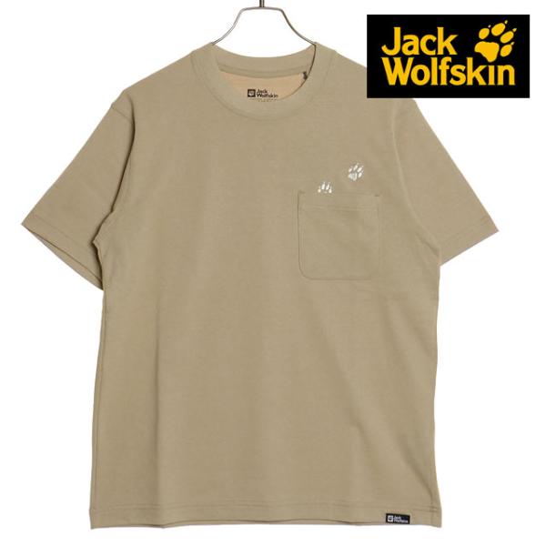 ジャックウルフスキン Jack Wolfskin メンズ パウインポケット ショートスリーブTシャツ...