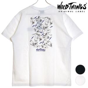 ワイルドシングス WILD THINGS メンズ エイティーズクライマー Tシャツ WT24047SK SS24 80'S CLIMBER トップス 半袖 クルーネック｜mischief