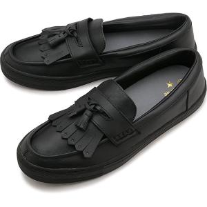 コンバース CONVERSE メンズ オールスター クップ ローファー 38001880 SS24Q2 ALL STAR COUPE LOAFER 靴 撥水 スムースレザー BLACK｜mischief