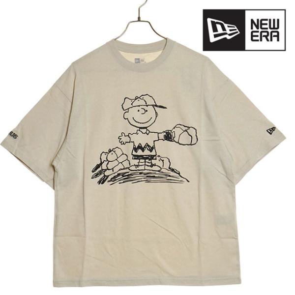 ニューエラ NEWERA コラボ オーバーサイズTシャツ ピーナッツ スヌーピー 14124665 ...