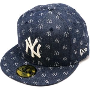 ニューエラ NEWERA キャップ ニューヨーク・ヤンキース 14109887 SS24 59FIFTY JACQUARD メンズ・レディース 帽子 モノグラム ジャカード ネイビー クローム｜mischief