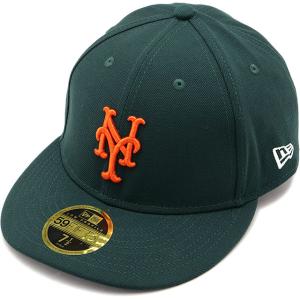 ニューエラ NEWERA キャップ ニューヨーク・メッツ 14109461 SS24 LP 59FIFTY メンズ・レディース 帽子 ダークグリーン｜mischief