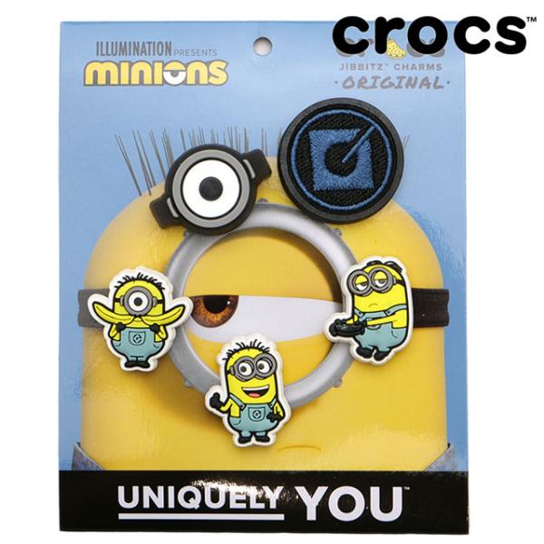 クロックス crocs ジビッツチャーム ミニオンズ 5パック 10012725 JIBBITZ M...