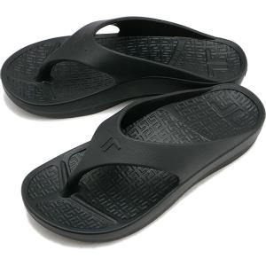 テリック TELIC リカバリーサンダル フリップフロップ ウルトラソフト  SS24 FLIP FLOP ULTRASOFT メンズ・レディース トングサンダル アフタースポーツ Black｜mischief