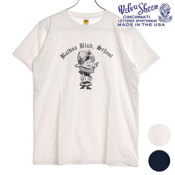 ベルバシーン VELVA SHEEN メンズ バルボアブルーTシャツ 1624007 SS24 “B...