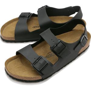 ビルケンシュトック BIRKENSTOCK メンズ サンダル ミラノ ビルコフロー 34791 34793 SS24 BLACK | BIRKO-FLOR | GOOD｜mischief