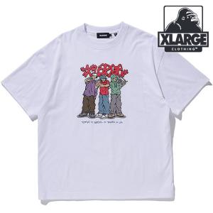 エクストララージ XLARGE メンズ シティーズ ショートスリーブTシャツ 101242011017 SU24 CITIES S S TEE 半袖 WHITE｜mischief