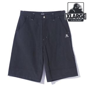 エクストララージ XLARGE メンズ サイドポケット ショートパンツ 101242031012 SU24 ショーツ ハーフパンツ BLACK｜mischief