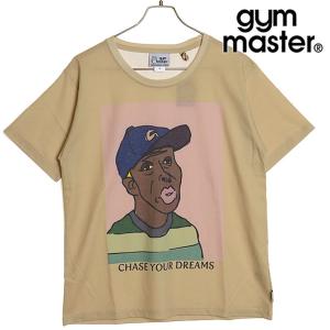 ジムマスター GYM MASTER メンズ 5.8oz T Cドライ CHASE YOUS DREAMS Tee G333726-31 SU24 トップス 半袖Tシャツ ベージュ｜mischief