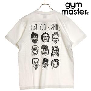 ジムマスター GYM MASTER メンズ 5.6oz YOUR SMILE Tee G351710-01 SU24 トップス 半袖Tシャツ ホワイト｜mischief