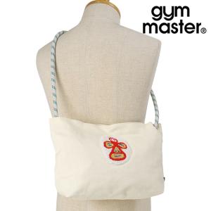 ジムマスター GYM MASTER サガラ刺繍キャンバスミニショルダー G321789-01 SU24 メンズ・レディース 鞄 ショルダーバッグ ナチュラル