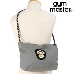 ジムマスター GYM MASTER サガラ刺繍キャンバスミニショルダー G321789-04 SU24 メンズ・レディース 鞄 ショルダーバッグ チャコール｜mischief