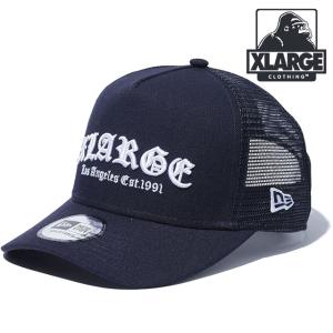 エクストララージ XLARGE ニューエラ メッシュスナップバックキャップ 101242051005 SS24SPOT x-large エックスラージ 帽子 フリーサイズ NAVY｜ミスチーフ